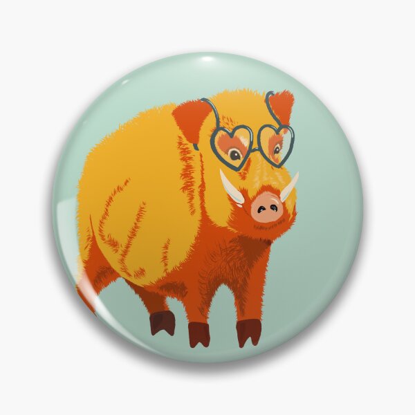 Item preview, Funny Kind Hearted Boar designed and sold by Boriana Giormova.