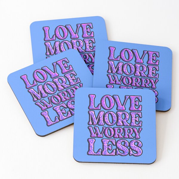 Item preview, Love more. Worry less, Valentines Day designed and sold by creativerooney.