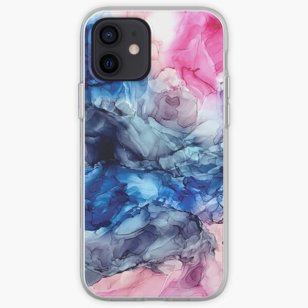 Soul Explosion - Original Abstract Fluid Art Painting iPhone Soft Case
