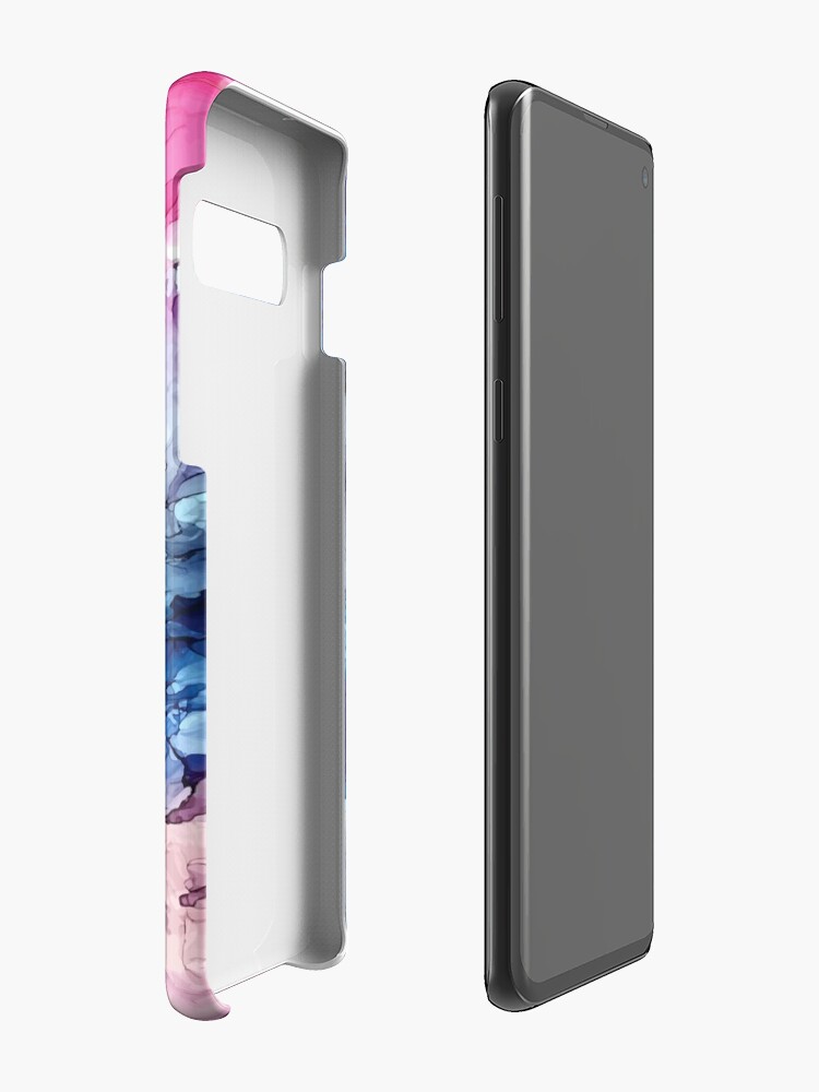 Alternate view of Soul Explosion - Original Abstract Fluid Art Painting Case & Skin for Samsung Galaxy