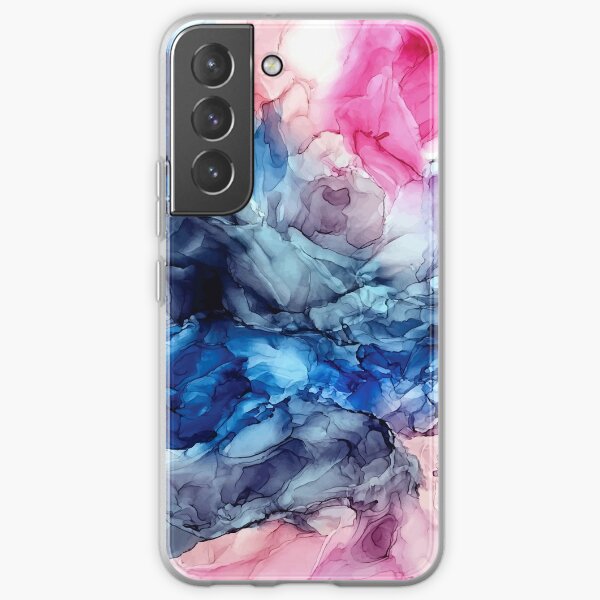 Soul Explosion - Original Abstract Fluid Art Painting Samsung Galaxy Soft Case