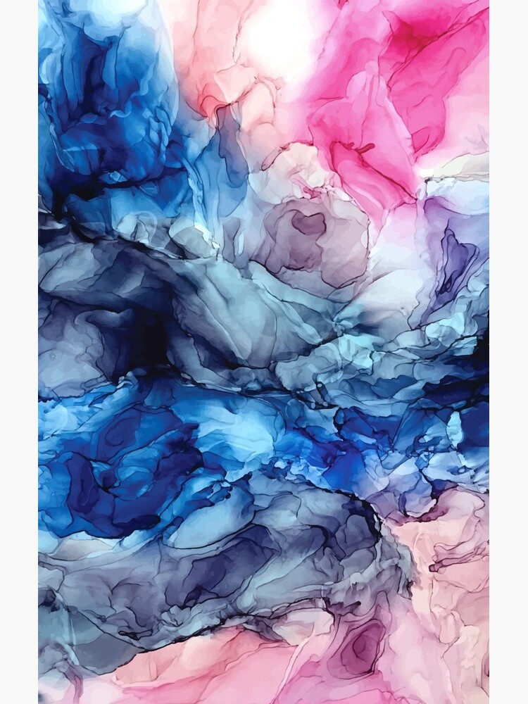 Soul Explosion - Original Abstract Fluid Art Painting by LSchulz19