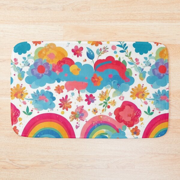 Item preview, Rainbow Illustration design, joyful vibrant colors designed and sold by CoolPixels.