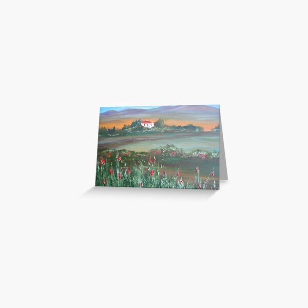 Secluded by Poppies Greeting Card