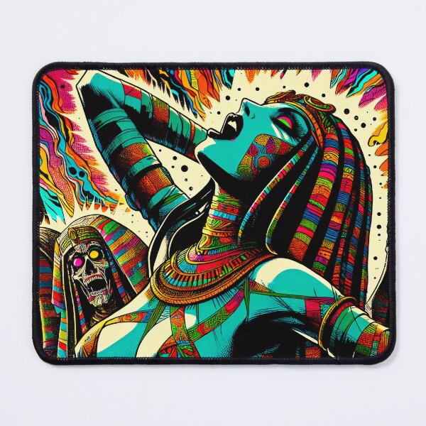 Item preview, Trippy Psychedelic Queen Of The Mummies designed and sold by AIPixelMaster.