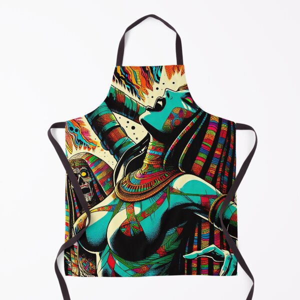 Item preview, Trippy Psychedelic Queen Of The Mummies designed and sold by AIPixelMaster.