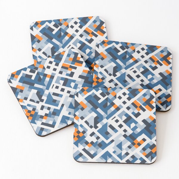 Item preview, Seamless blocks graphic, geometric arrangement designed and sold by CoolPixels.