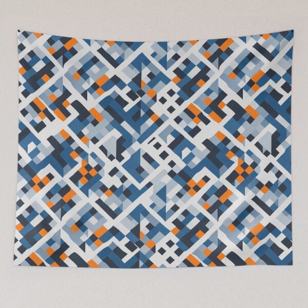 Item preview, Seamless blocks graphic, geometric arrangement designed and sold by CoolPixels.
