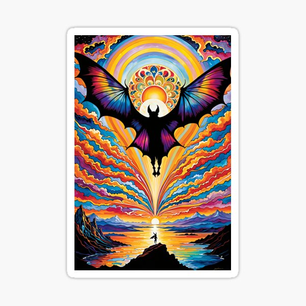 Sojourn in the Realm of Dreamscapes Sticker