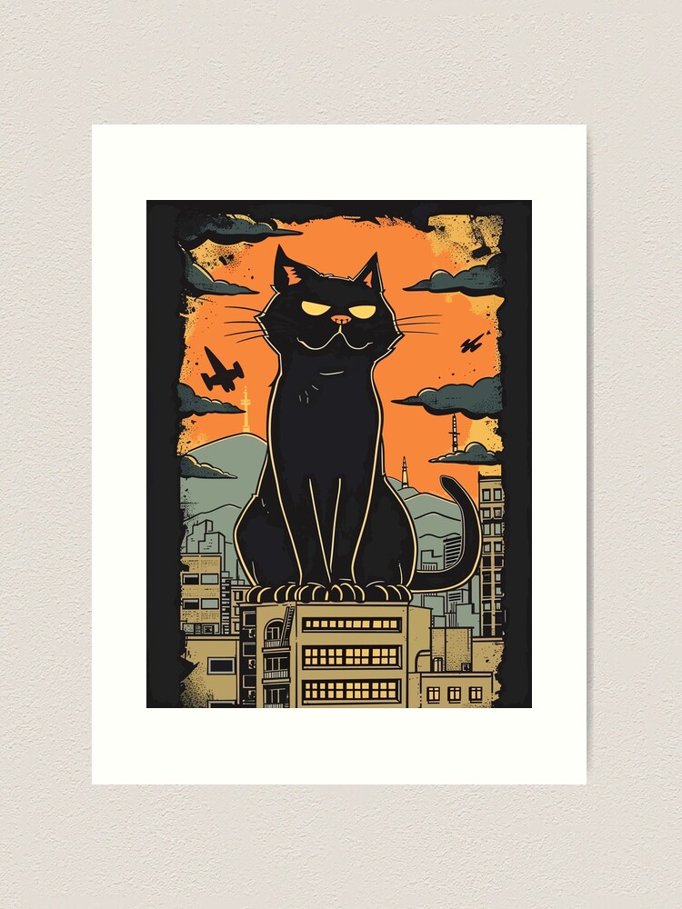Black Kaiju Cat