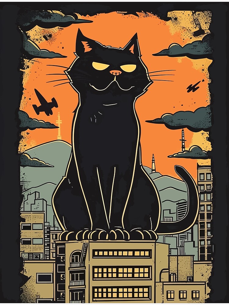 Black Kaiju Cat