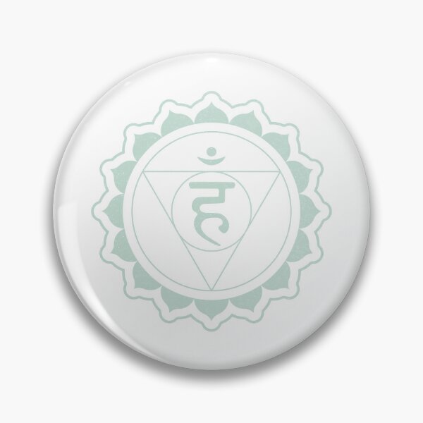 Item preview, Throat Chakra Mandala - Snow + Mint designed and sold by Irene Estelle.