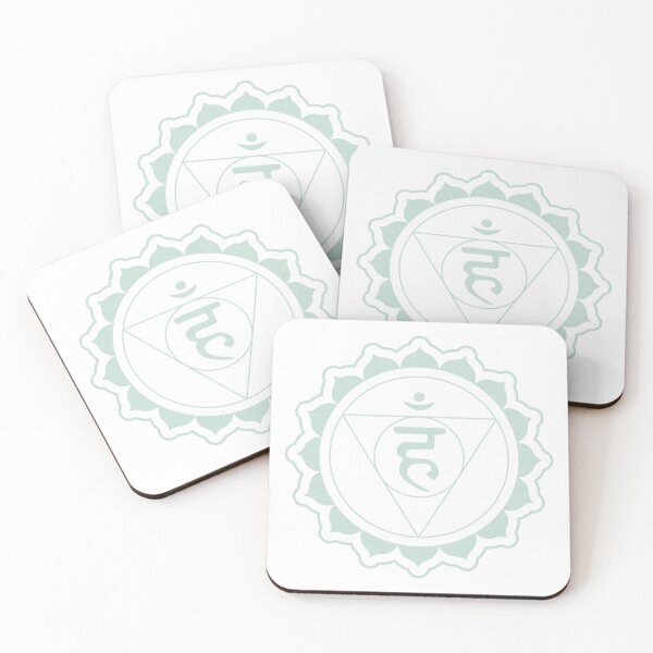 Item preview, Throat Chakra Mandala - Snow + Mint designed and sold by Irene Estelle.