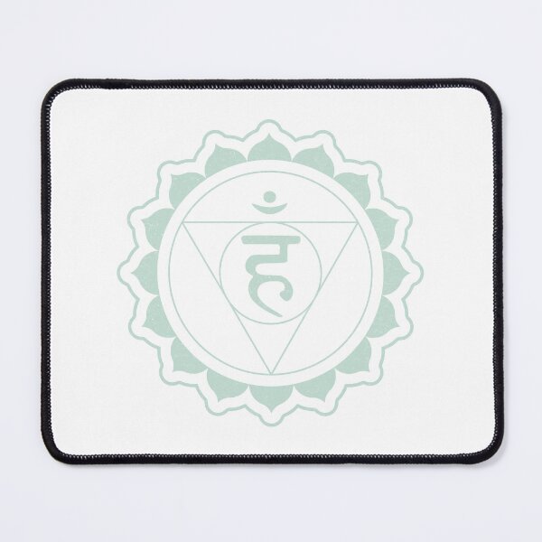 Item preview, Throat Chakra Mandala - Snow + Mint designed and sold by Irene Estelle.