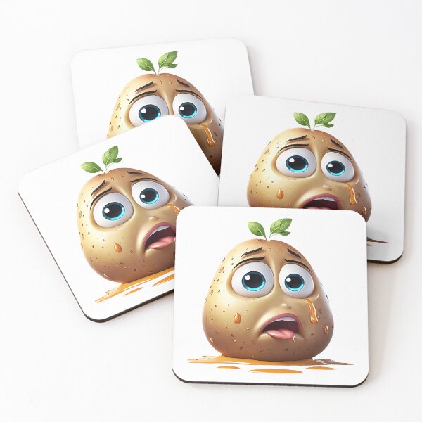 Item preview, Potato Crying Face Funny designed and sold by WIKWOK.