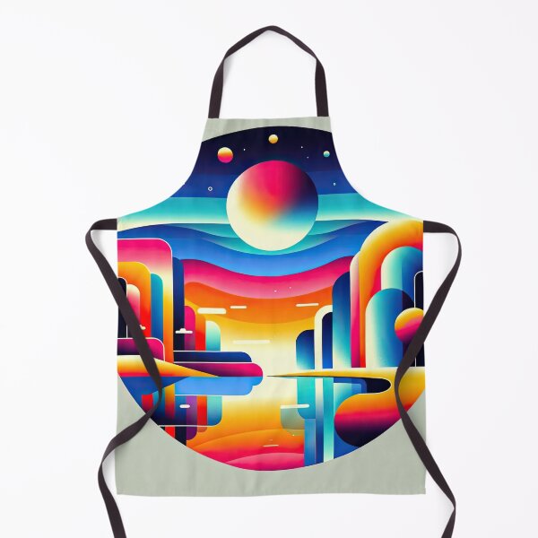 Item preview, Serene Futuristic Abstractscape designed and sold by SunkenCost.