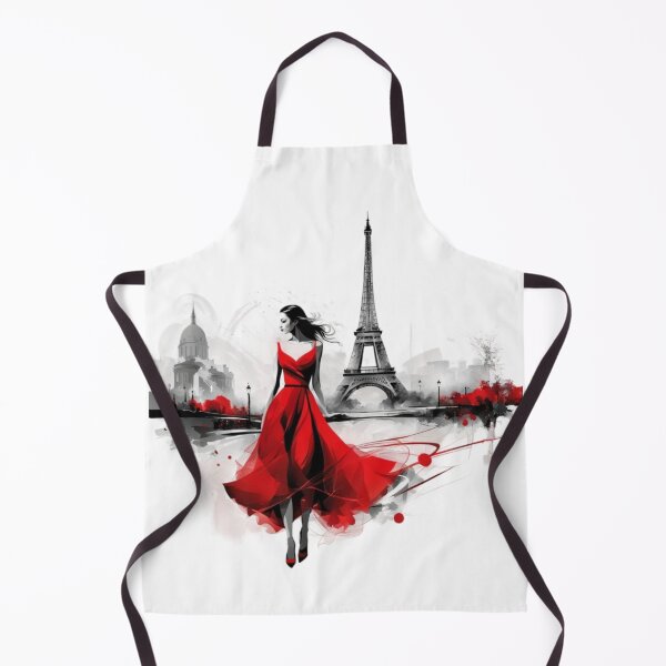 Item preview, Paris girl in red dress designed and sold by JackFreestone.