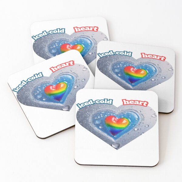 Item preview, Colorful Frozen Iced-Cold Heart designed and sold by calmingchaos.