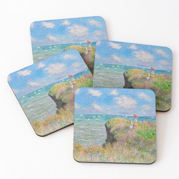 Item preview, Walk on the Rocks by Claud Monet designed and sold by clon-dot-net.