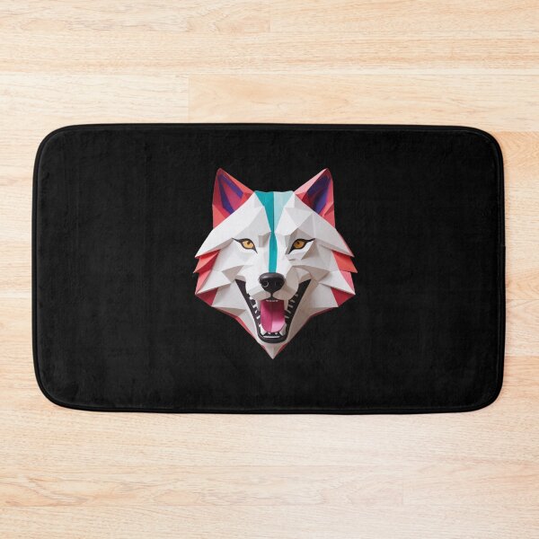 Item preview, Geometric Wolf Head  designed and sold by DotsAndDesigns.