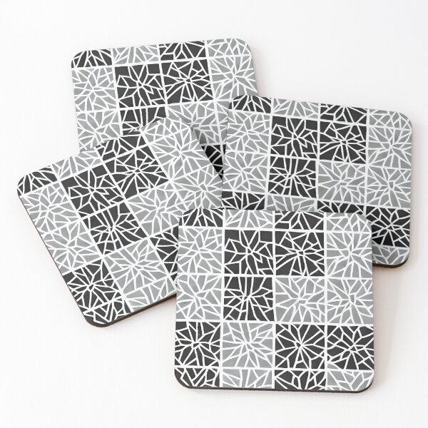 Item preview, lines in square black and white  designed and sold by bukajart.