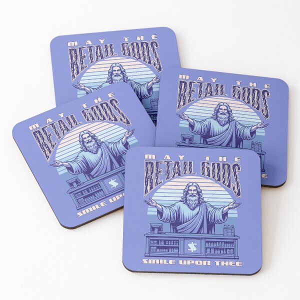 Item preview, May the Retail Gods Smile Upon Thee Customer Service Worker Humor designed and sold by CRHPOD20.
