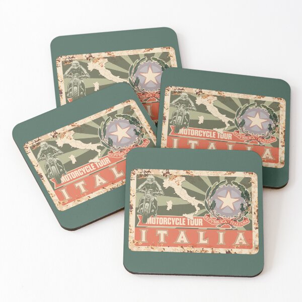 Item preview, Italy Motorcycle Tour Italian Motorcycle Sticker T-Shirt 01 designed and sold by OuterShellUK.