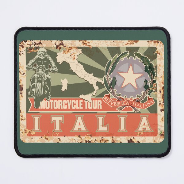Item preview, Italy Motorcycle Tour Italian Motorcycle Sticker T-Shirt 01 designed and sold by OuterShellUK.