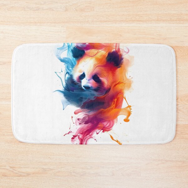 Item preview, colorful lazy panda  designed and sold by AeroAesthetics.