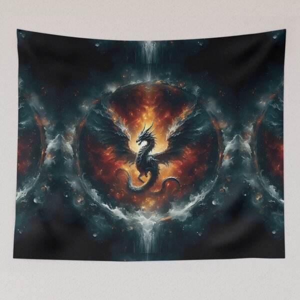 Item preview, Majestic Mythical Dragon Logo designed and sold by ByteyCreatives.