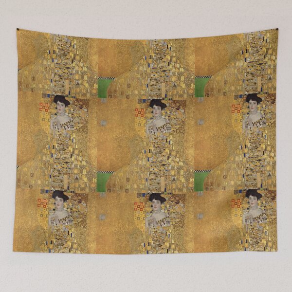 Item preview, Adele Bloch Bauer Portrait painted by Gustav Klimt, timeless golden masterpiece designed and sold by EmeraldeaArt.