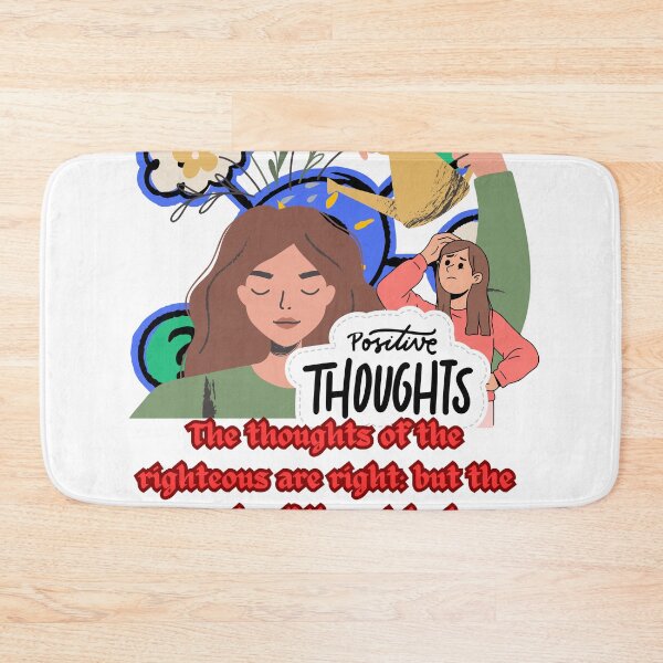 Item preview, The thoughts of the righteous are right: but the counsels of the wicked are deceit. designed and sold by Hinny8.