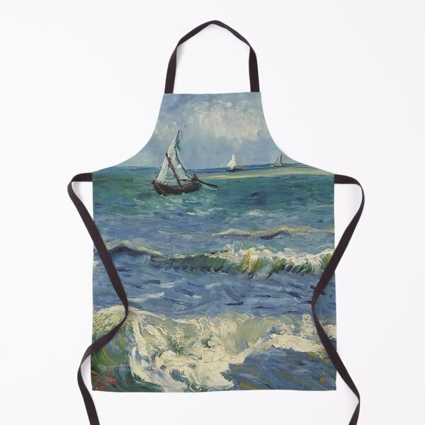 Item preview, The Sea at Les Saintes Maries de la Mer - Vincent Van Gogh designed and sold by clon-dot-net.