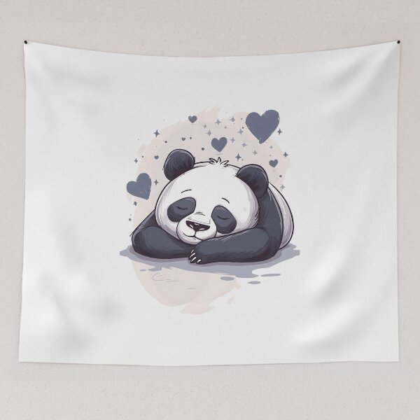 Item preview, cute little lazy panda designed and sold by AeroAesthetics.