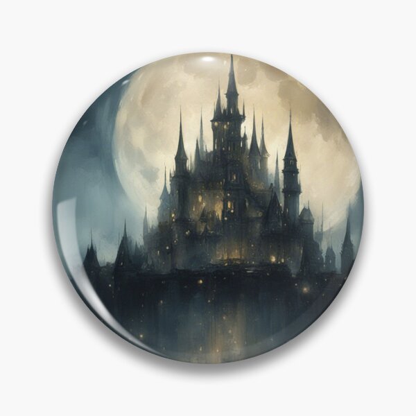 Item preview, Magic Gothic Castle at Night designed and sold by cr6zym1nd.