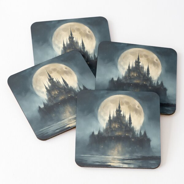 Item preview, Magic Gothic Castle at Night designed and sold by cr6zym1nd.