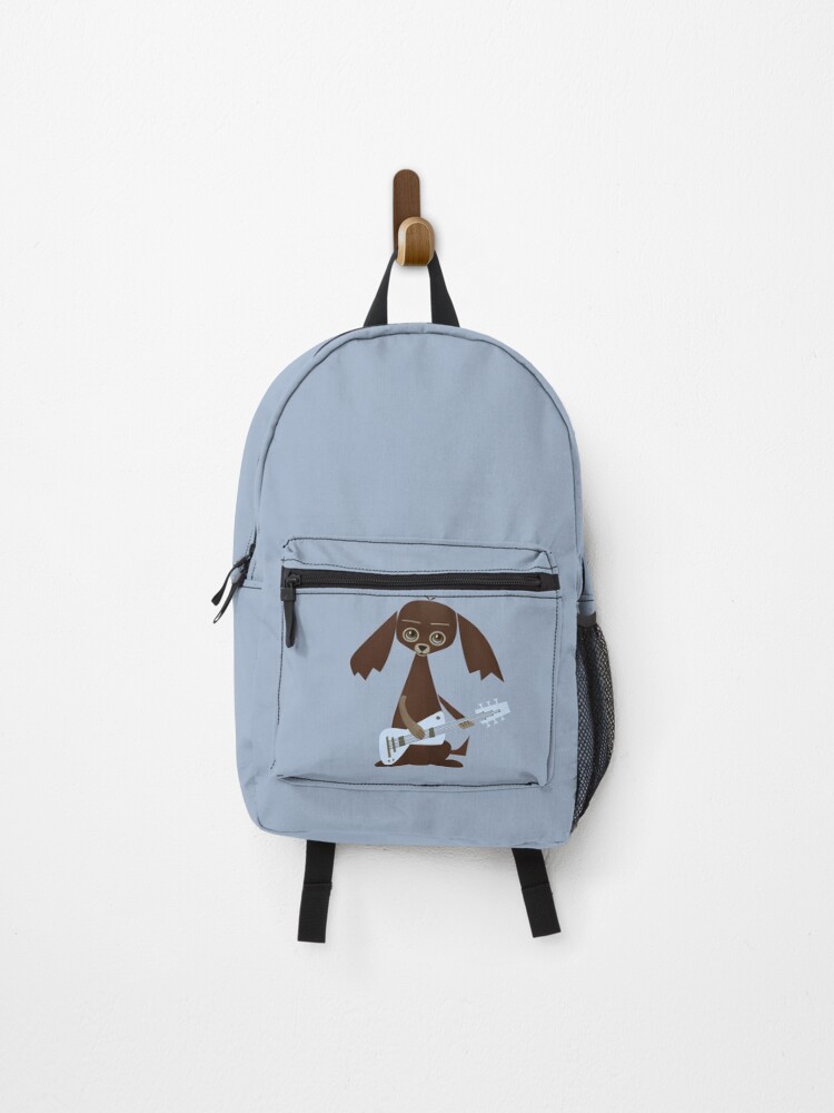 Thumbnail 1 of 3, Backpack, Dog Playing Vintage Guitar designed and sold by CarlaBaremb.