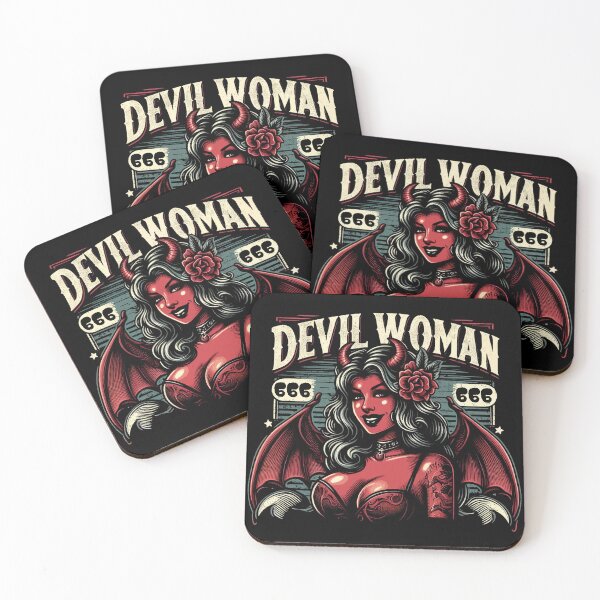 Item preview, Devil Woman designed and sold by PulpVintage.