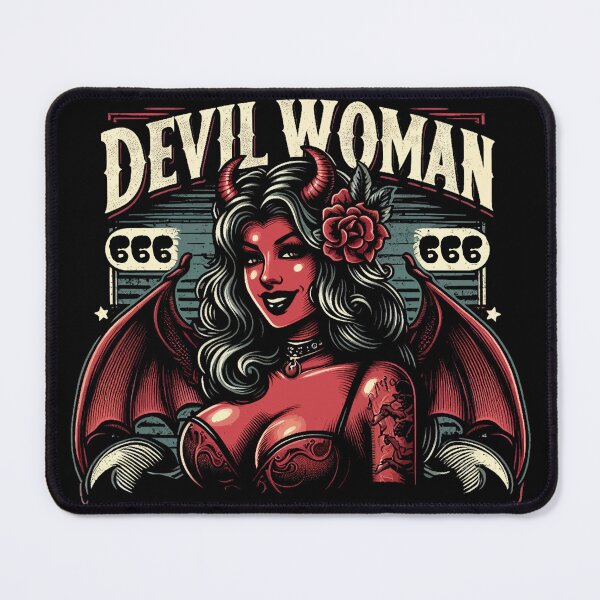 Item preview, Devil Woman designed and sold by PulpVintage.