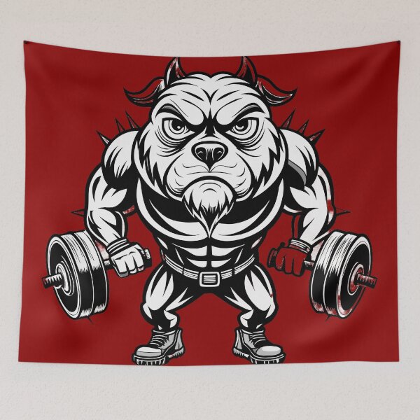 Item preview, weightlifter dog designed and sold by Arextr.