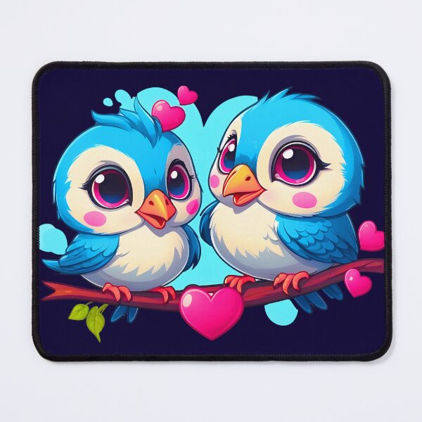 Item preview, #Romantic  birds together, Couple Cute Birds,  Forever Together, Birds And Love, Valentines Day, Romantic, Cute Birds, Bird. designed and sold by deluxelion.
