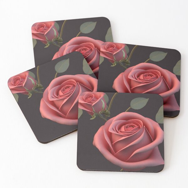 Item preview, 3d rose flower pattern designed and sold by CoolPixels.