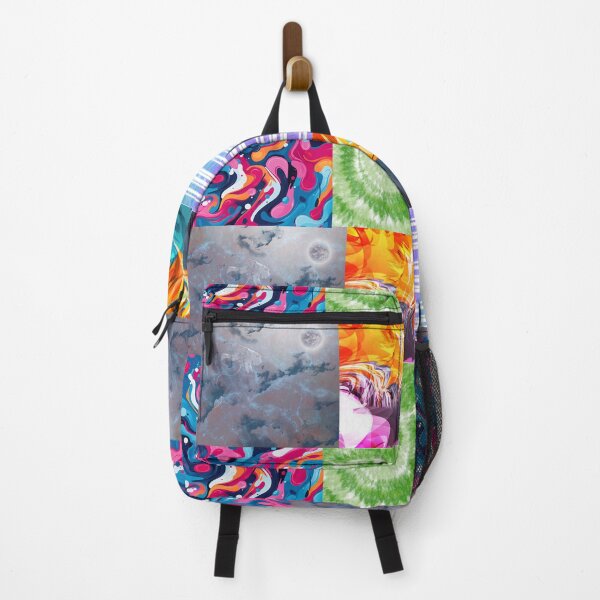 Item preview, Paint, tie die, swirls ,stripes and a space collage.. designed and sold by Gormont.