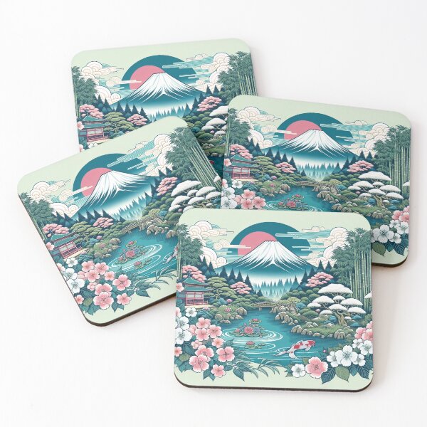 Item preview, Japanese nature with Mt.Fuji designed and sold by saqui-com.