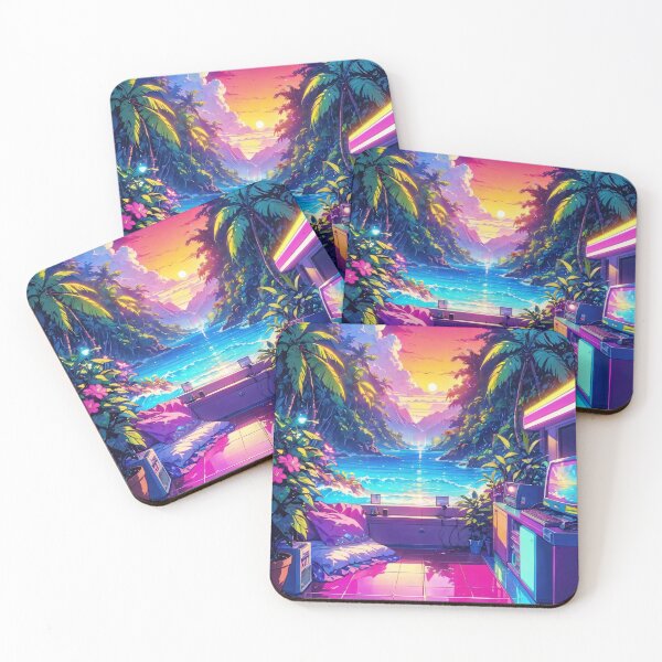 Item preview, Vaporwave Dreamy Zenith designed and sold by DreamBackDrops.