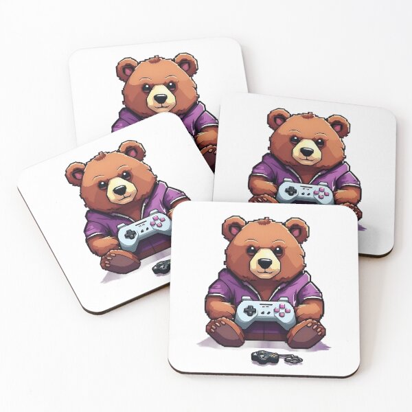 Item preview, gamer bear designed and sold by Arextr.