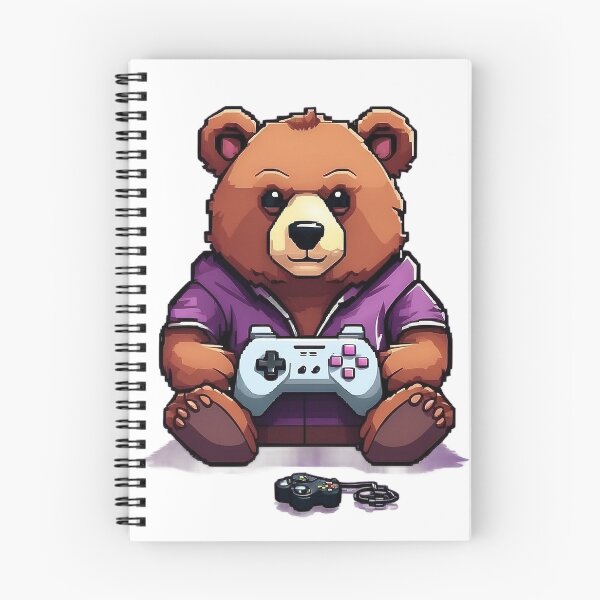 Item preview, gamer bear designed and sold by Arextr.