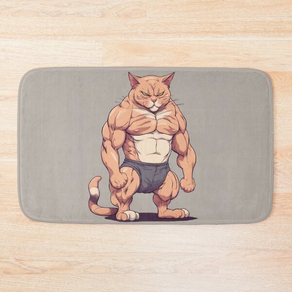 Item preview, Bodybuilder Strong Cat  designed and sold by ChoptPrs.
