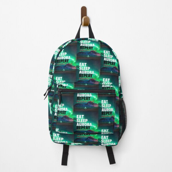 Item preview, Eat Sleep Aurora Repeat Greenland Northern Light designed and sold by GraTEEtude.