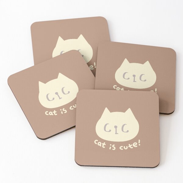 Item preview, CiC Cat logo - Cream & Amond designed and sold by CiCstudio.